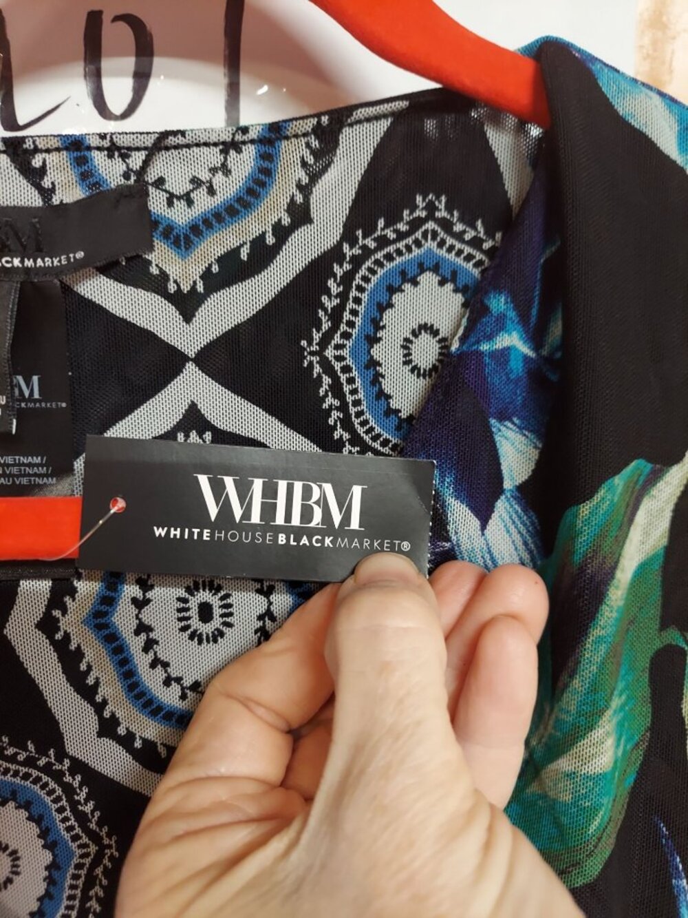 White House Black Market Floral Ruched Sleeveless Midi Dress M - Picture 3 of 8